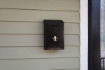 City Classic Black Steel Wall Mount Mailbox