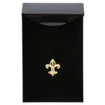 City Classic Black Steel Wall Mount Mailbox