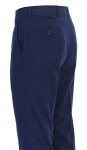 Stylish Men's Slim Fit Three-Piece Suit - Indigo Blue