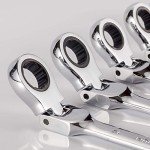 12-Piece Flexible Ratchet Wrench Set 8-19mm