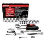 46-Piece Ratchet Wrench and Socket Set