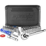 40-Piece Socket Set with Reversible Ratchet