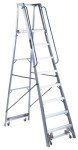 Louisville 8-Foot Aluminum Rolling Platform Ladder