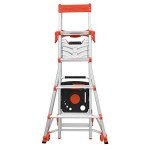 Little Giant Select Step Ladder with AirDeck Accessory