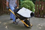 True Temper 6 Cu. Ft Steel Wheelbarrow with Flat-Free Tire