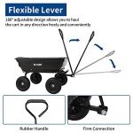 BILT HARD 4 Cu.Ft. Heavy Duty Yard Dump Cart