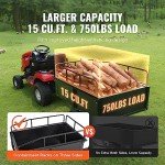 VEVOR Heavy Duty ATV Dump Cart - 750 lbs Capacity