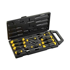 Stanley Cushion Grip 10-Piece Screwdriver Set