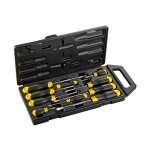 Stanley Cushion Grip 10-Piece Screwdriver Set