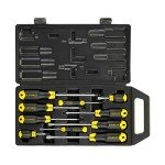 Stanley Cushion Grip 10-Piece Screwdriver Set