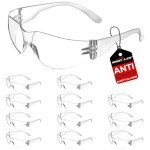 BISON LIFE Clear Safety Glasses - 12 Pack