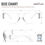 BISON LIFE Clear Safety Glasses - 12 Pack