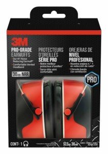 Lightweight Adjustable Earmuffs with 30 dB Noise Reduction