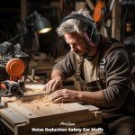 Noise Reduction Ear Muffs - Sound Proof Headphones