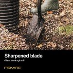 Heavy Duty Steel Garden Shovel with Straight Handle