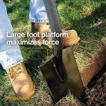 Heavy Duty Steel Garden Shovel with Straight Handle