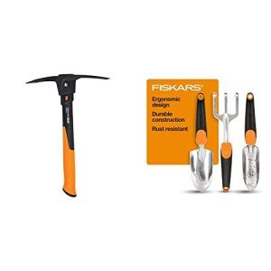 Fiskars IsoCore Pick and Garden Tool Set