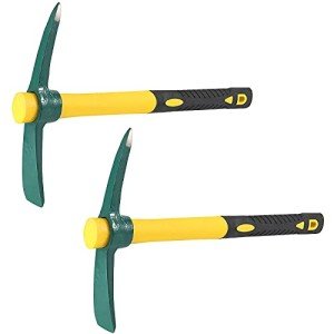 ZOENHOU Garden Spikes with Fiberglass Handle – 2 Pack