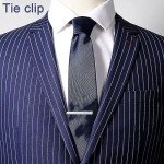 18-Piece Men's Tie Clip and Cufflinks Set