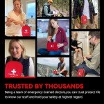 130-Piece Emergency First Aid Kit for Travel