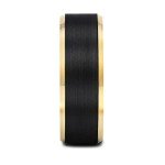 Gold Plated Tungsten Wedding Ring for Men