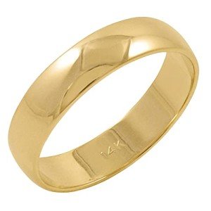 Men's 14K Yellow Gold 5mm Classic Wedding Band