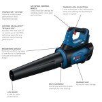 BOSCH 18V Cordless Blower - Powerful & Lightweight
