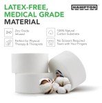 Hampton Adams Athletic Tape - Rigid, No Sticky Residue 8-Pack