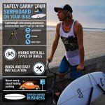 Ho Stevie! Easy Surfboard Bike Rack for Most Bikes