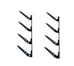 Adjustable Black Surfboard & Snowboard Wall Rack