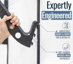 Adjustable Black Surfboard & Snowboard Wall Rack