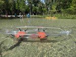 Clear Transparent 2-Seater Touring Kayak for Adults