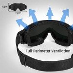 Tactical Airsoft Goggles - Anti Fog Military Glasses