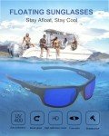 Floating Polarized Sunglasses - Black/Blue