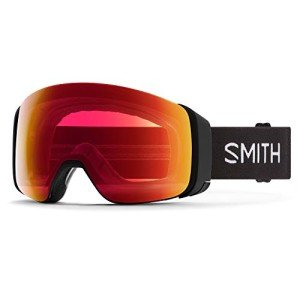 SMITH 4D MAG Winter Goggles - Black Red Mirror