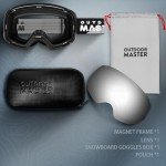OutdoorMaster PRO Frameless Ski Goggles for Men