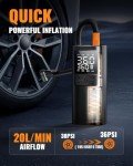 Portable Tire Inflator with Digital Pressure Gauge
