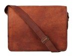Rustic Town 14" Full Grain Leather Messenger Bag