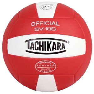 Tachikara SV-18S 18" Scarlet-White Volleyball