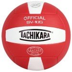 Tachikara SV-18S 18" Scarlet-White Volleyball