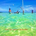 Heavy-Duty Outdoor Volleyball Net with Steel Cable
