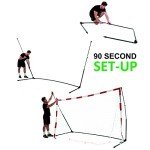Portable 3x2m Handball Goal with Weighted Base