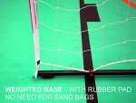 Portable 3x2m Handball Goal with Weighted Base