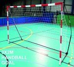 Portable 3x2m Handball Goal with Weighted Base