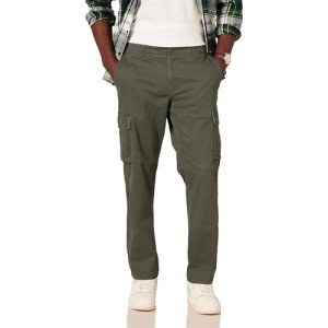 Men's Stretch Cargo Pants - Olive, Big & Tall