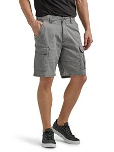 Wrangler Men's Classic Cargo Stretch Shorts - Gunmetal