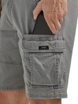 Wrangler Men's Classic Cargo Stretch Shorts - Gunmetal
