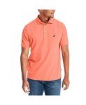 Nautica Men's Pale Coral Stretch Pique Polo Shirt