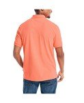 Nautica Men's Pale Coral Stretch Pique Polo Shirt