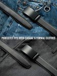CHAOREN Men's Leather Micro-Adjustable Dress Belt